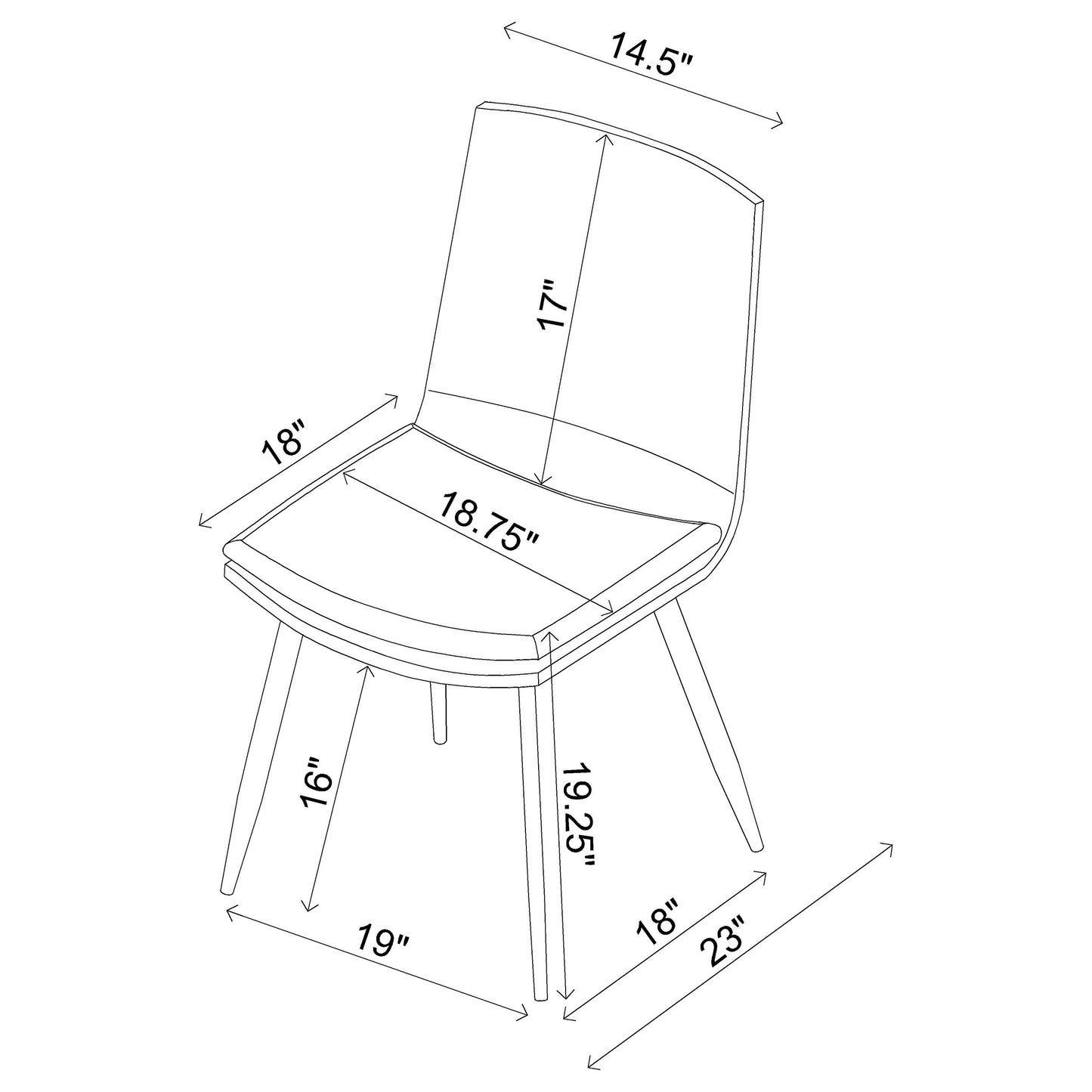 Oliver Dining Chairs (Set of 2) -