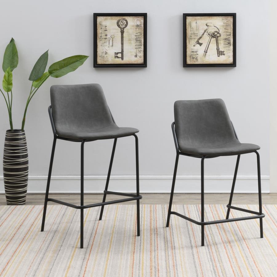 Erin Grey Counter Stools (Set of 2) -