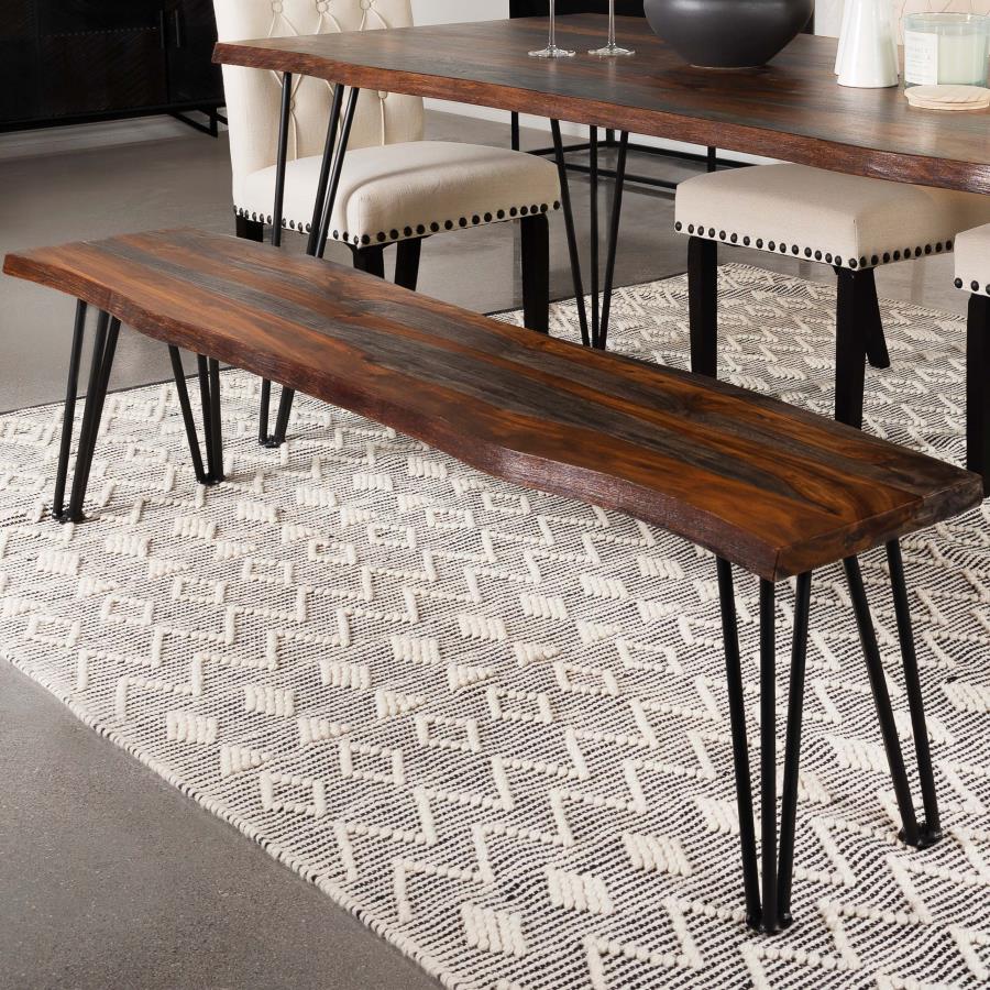 Nevada 70" Live Edge Dining Bench -