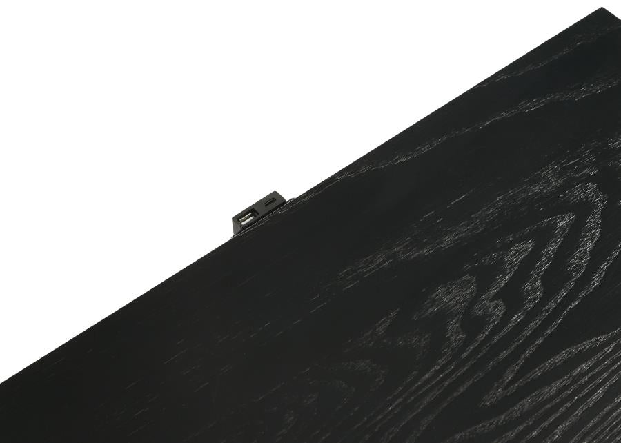Arianna Black Nightstand -