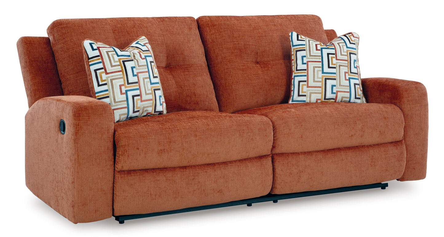 Denver Reclining Sofa - Spice