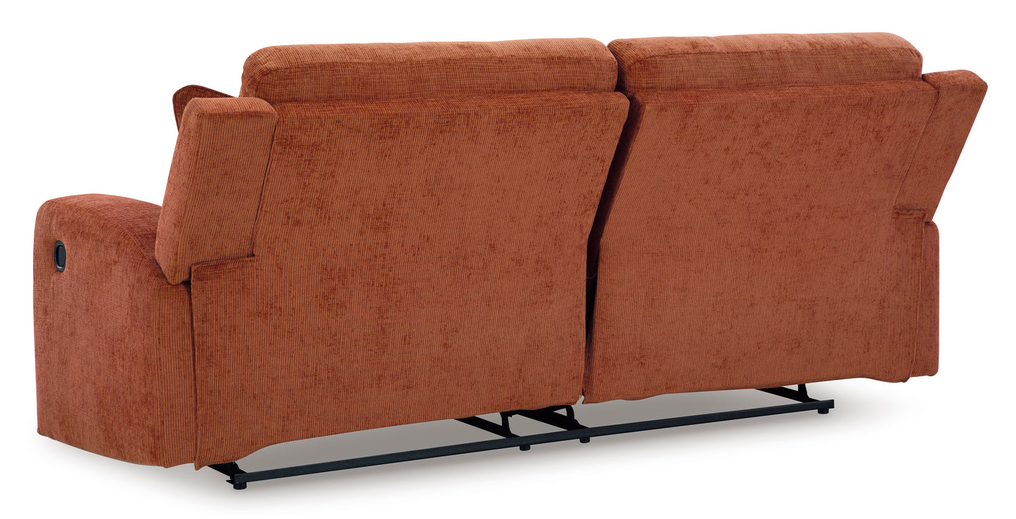 Denver Reclining Sofa - Spice
