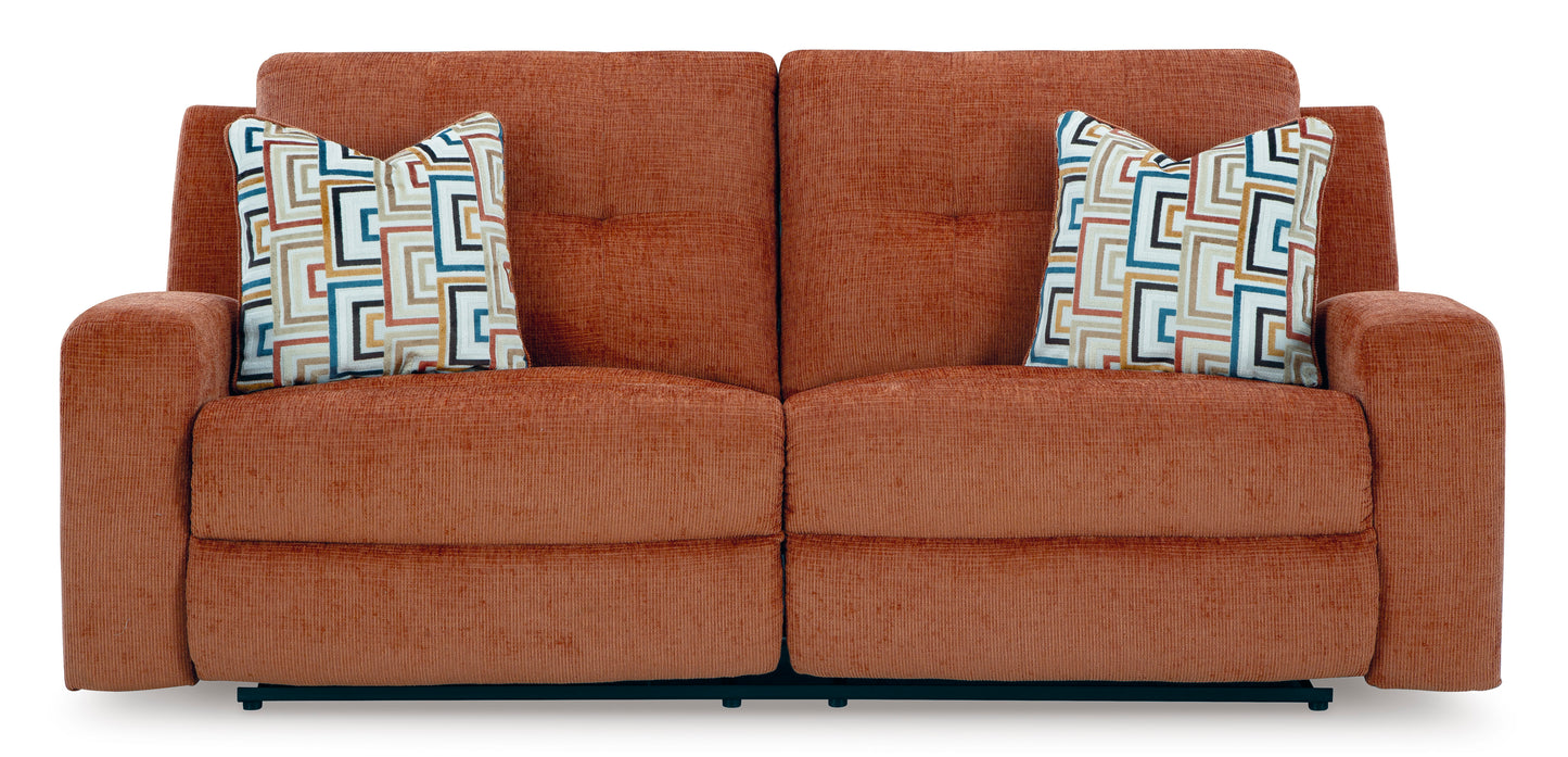 Denver Reclining Sofa - Spice