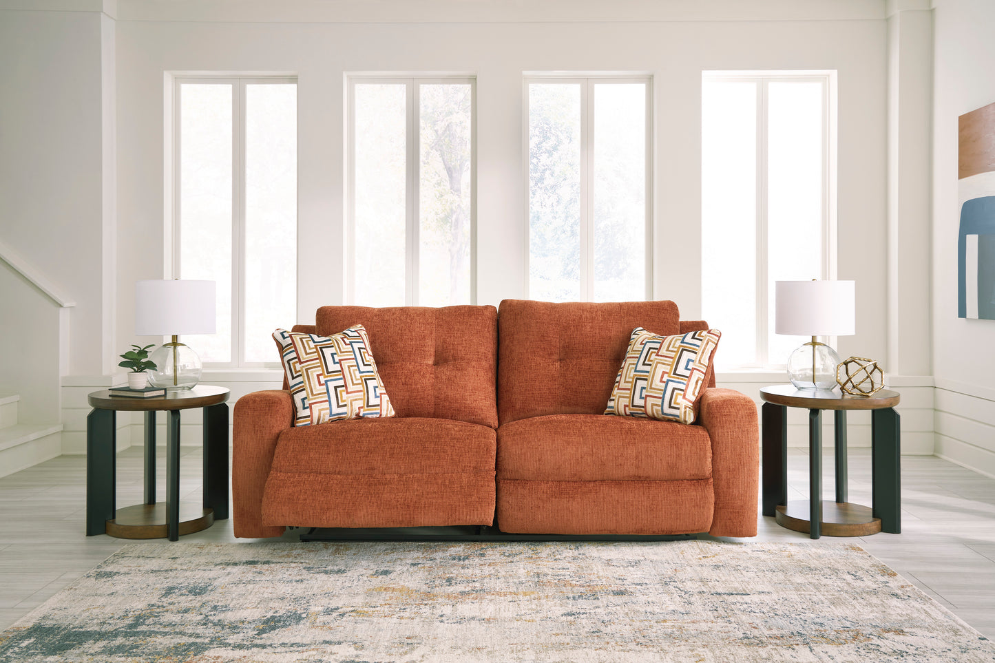 Denver Reclining Sofa - Spice
