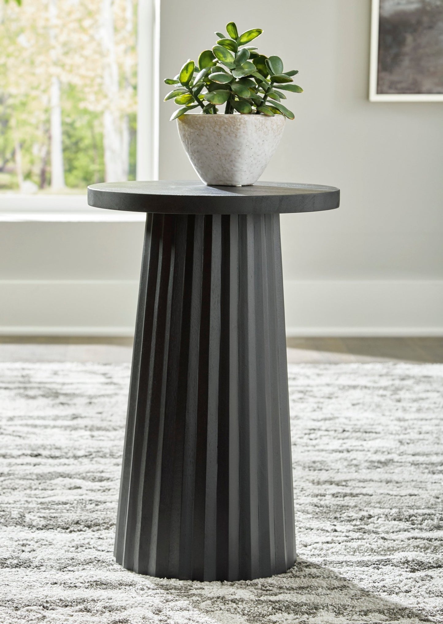 Celine Black Accent Table -