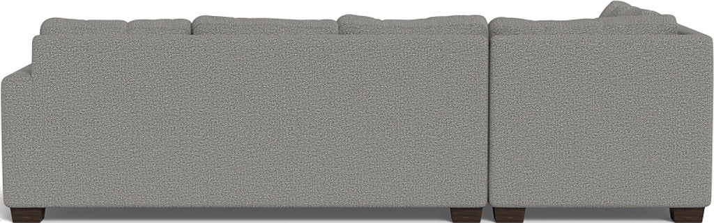 Track 121" Left Chaise Sectional - Alley Pepper