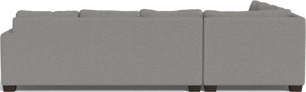 Track 121" Left Corner Sectional - Alley Pepper