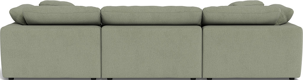 Fluffy 133.5" 3pc Sofa - Amigo II Sage