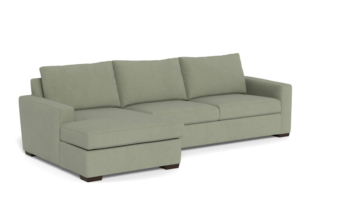 Mesa 123" Left Chaise Sectional - Amigo II Sage