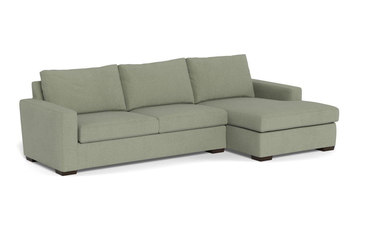 Mesa 123" Right Chaise Sectional - Amigo II Sage