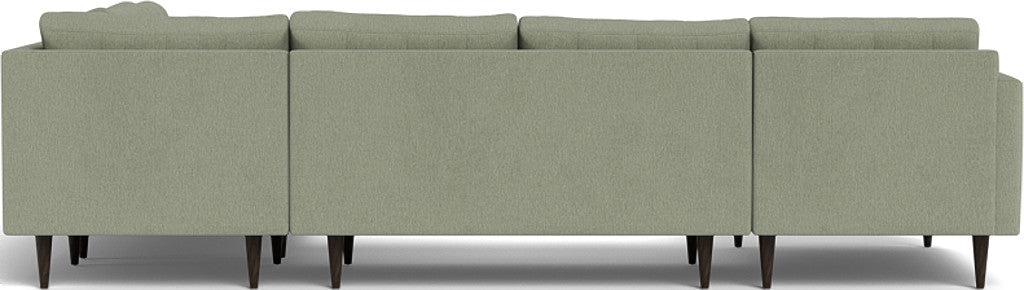 Wallace 131" Corner Sectionals w. Left Chaise - Amigo II Sage