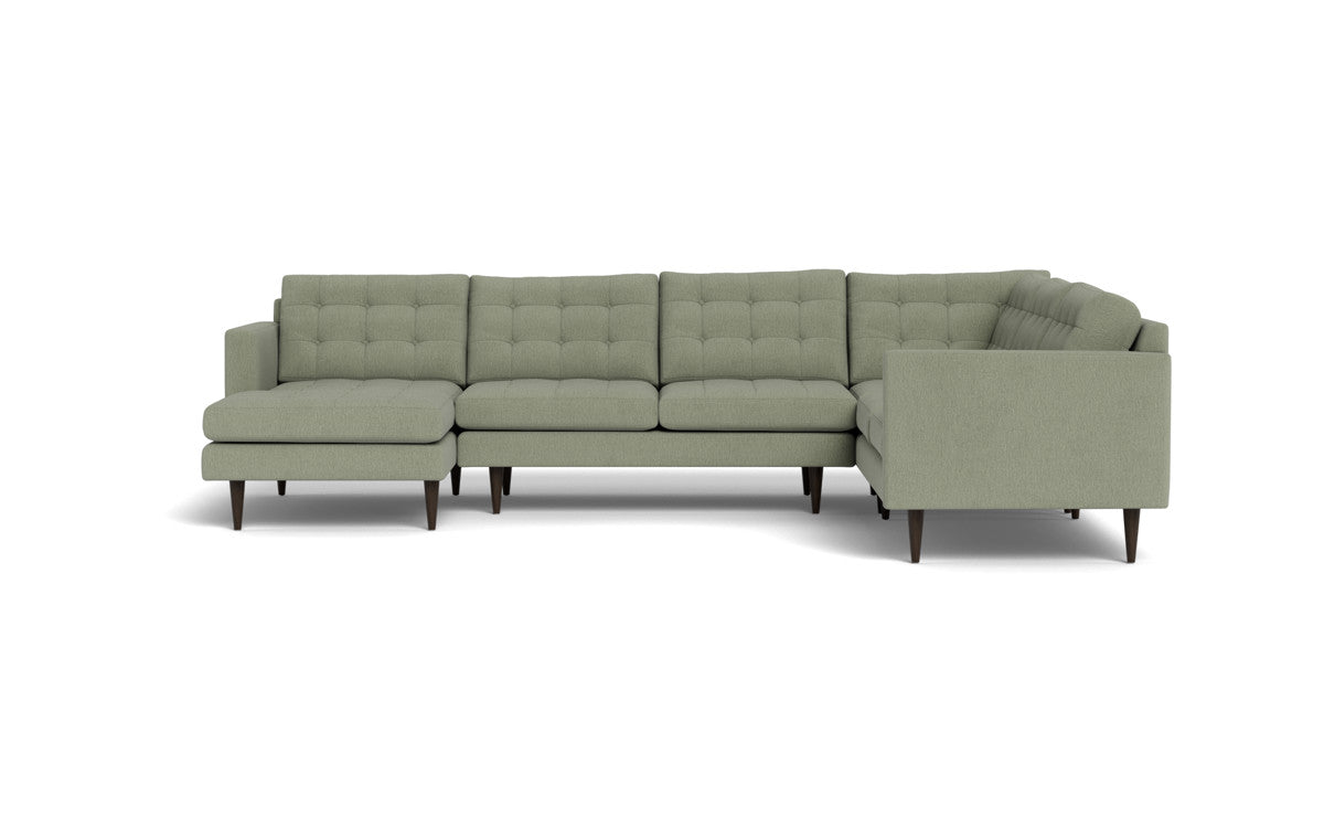 Wallace 131" Corner Sectionals w. Left Chaise - Amigo II Sage