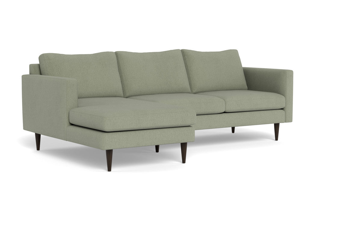 Wallace 98" Untufted Left Chaise Sectional - Amigo II Sage