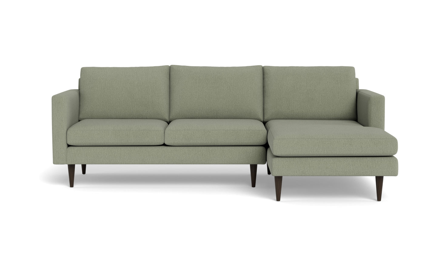 Wallace 98" Untufted Right Chaise Sectional - Amigo II Sage