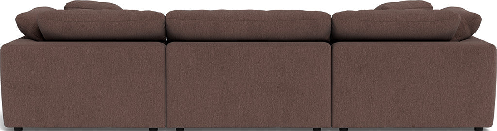 Fluffy 133.5" 3pc Sofa - Amigo II Dusk