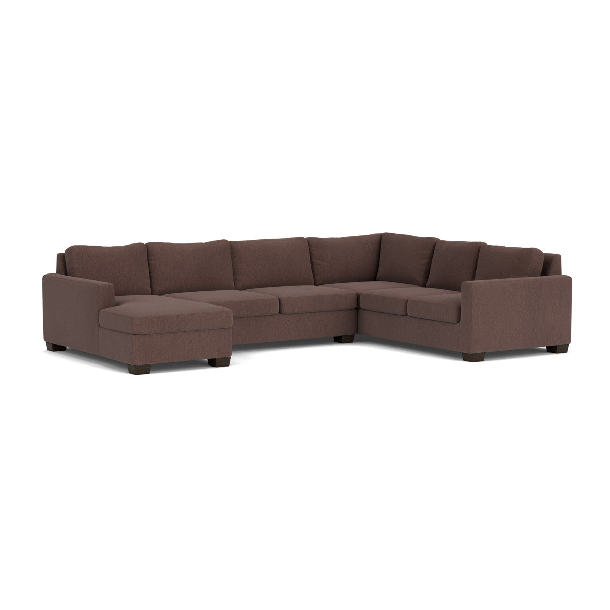 Track 141" Corner Sectionals W. Full Sleeper & Left Chaise - Amigo II Dusk