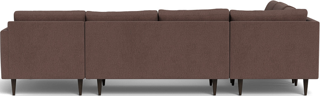 Wallace 130" Untufted Corner Sectionals w. Right Chaise -