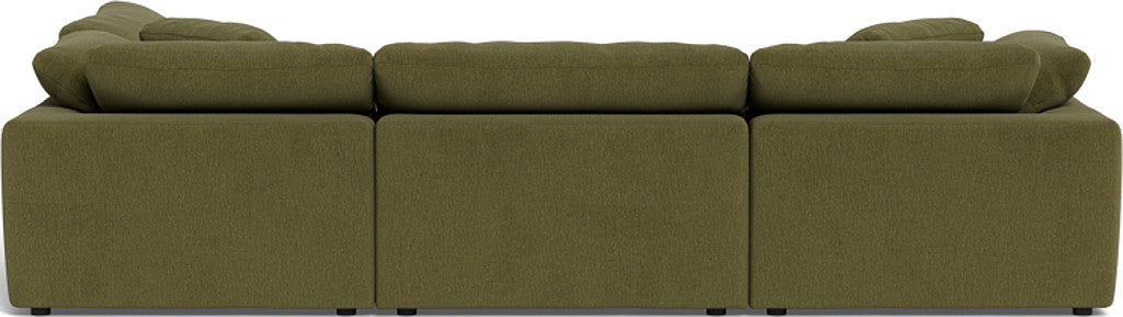 Fluffy 133.5" 4 Piece Sectional w/Otto - Amigo II Garden