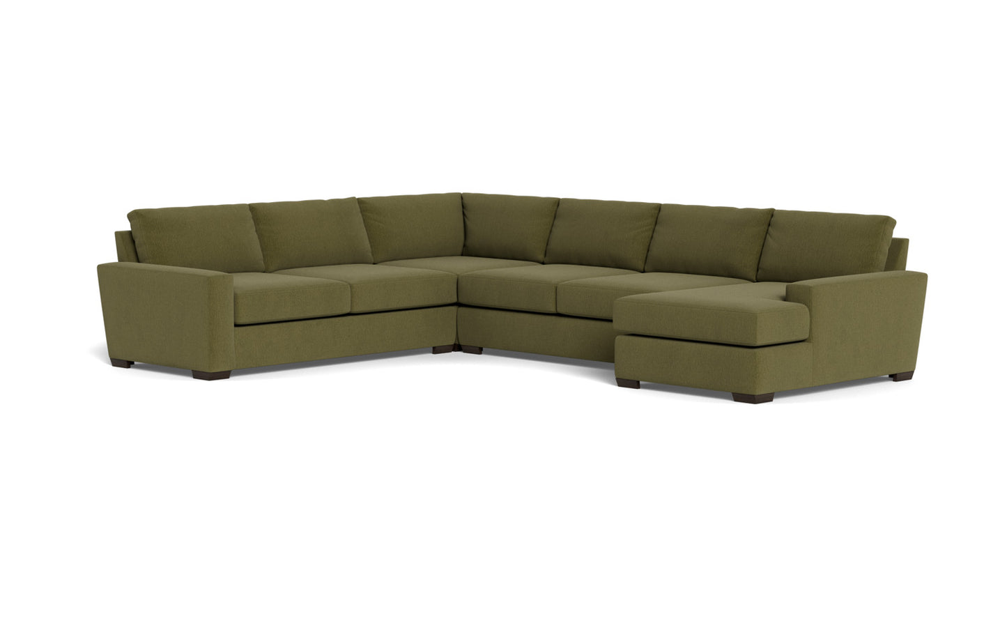 Mas Mesa 162" Deep Corner Sectionals w. Right Chaise - Amigo II Garden