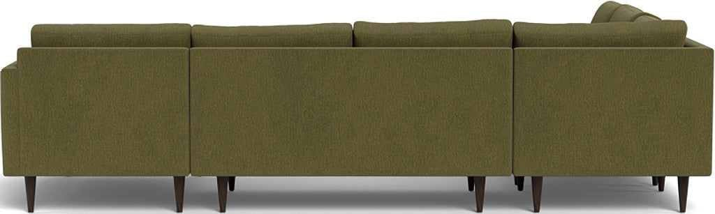 Wallace 130" Untufted Corner Sectionals w. Right Chaise - Amigo II Dusk