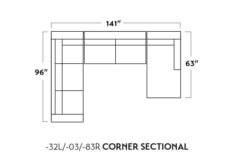 Track Corner Sectionals w. Right Chaise Clearance