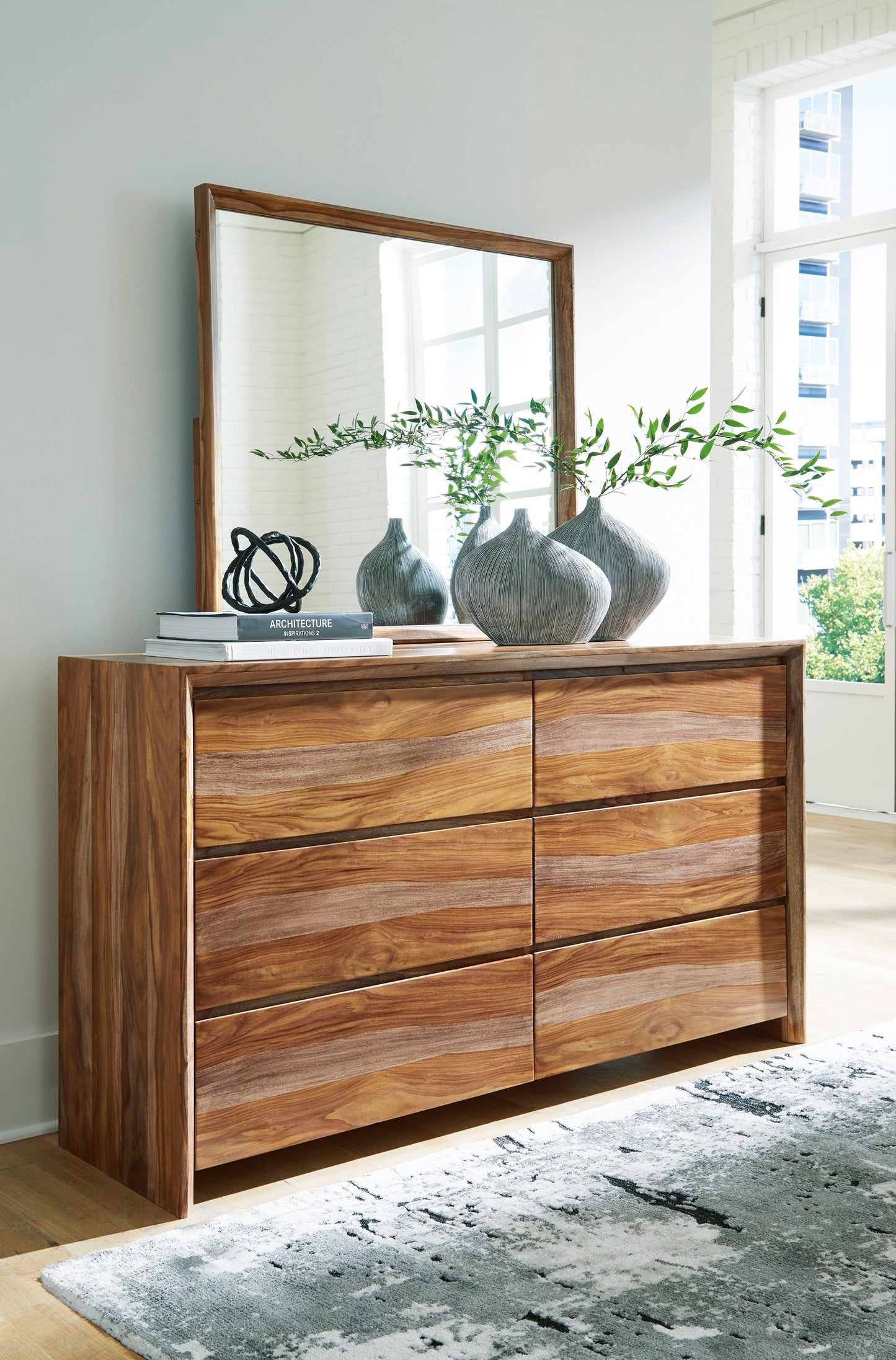 Dahlia Dresser and Mirror -