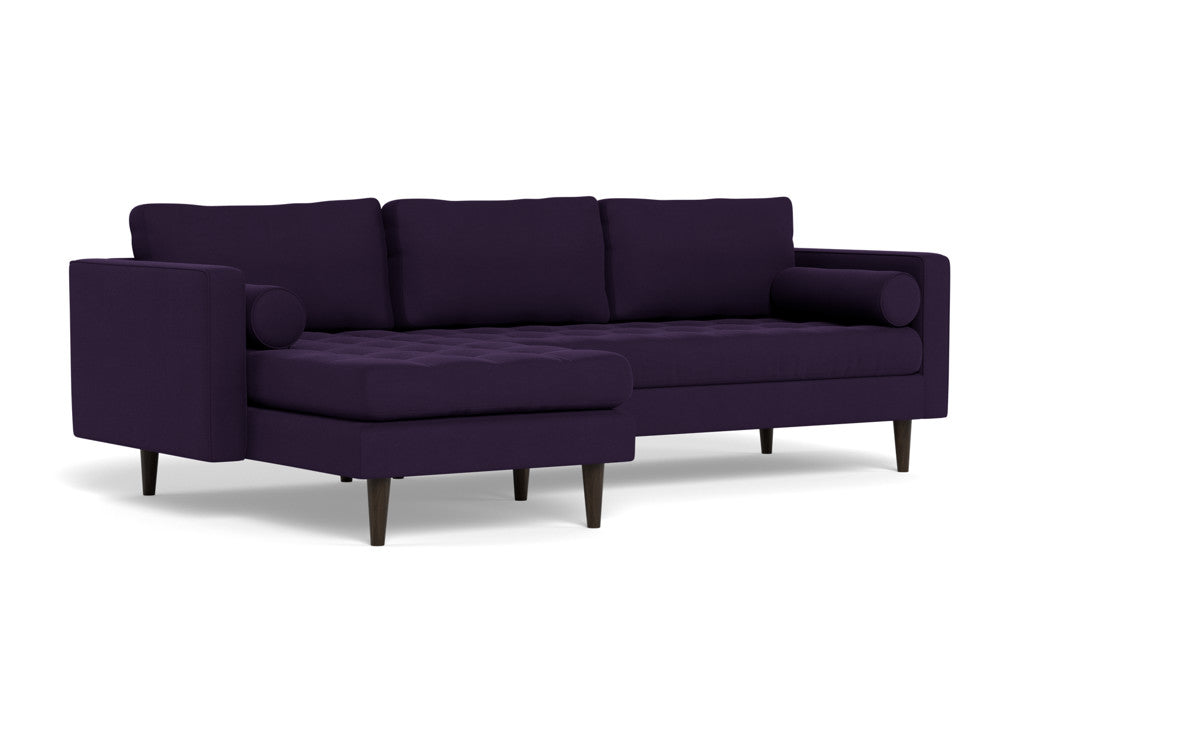 Ladybird 102" Left Chaise Sectional - Superb Amethyst