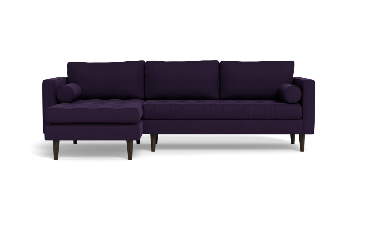 Ladybird 102" Left Chaise Sectional - Superb Amethyst