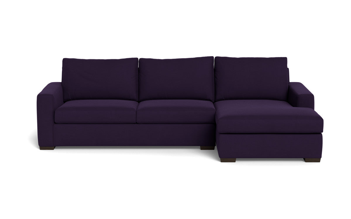 Mesa 123" Right Chaise Sectional - Superb Amethyst