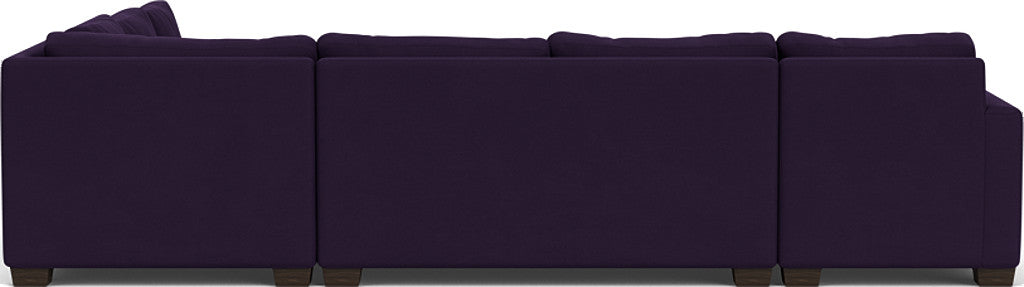 Track 141" Corner Sectionals W. Full Sleeper & Left Chaise - Superb Amethyst