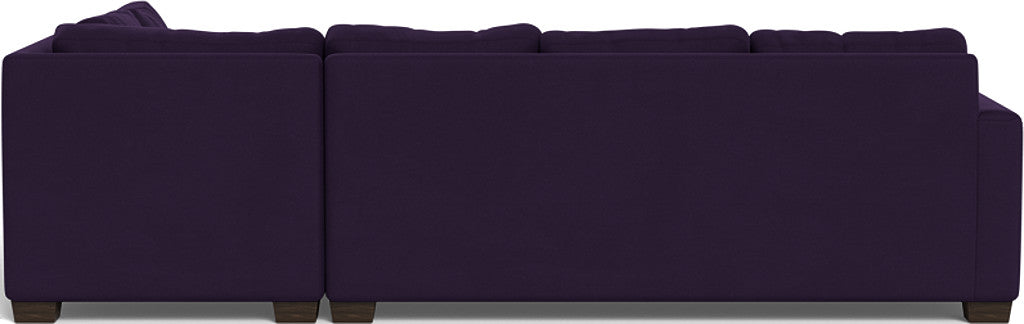 Track 121" Right Chaise Sectional - Superb Amethyst