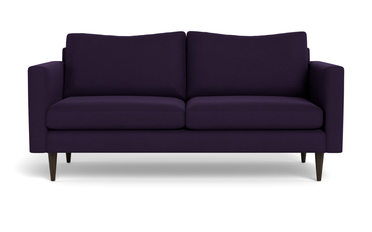 Wallace 74" Untufted Apartment Sofa - Superb Amethyst