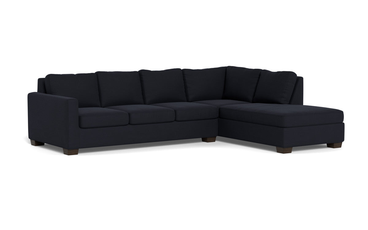 Track 121" Right Chaise Sectional - Dream Onyx