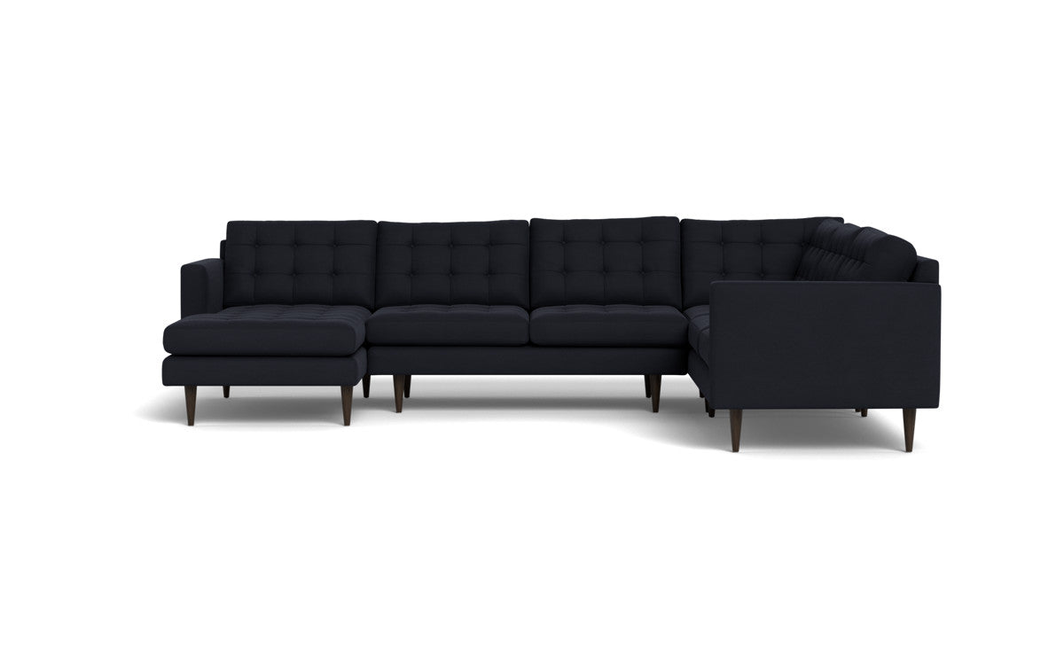 Wallace 131" Corner Sectionals w. Left Chaise - Dream Onyx