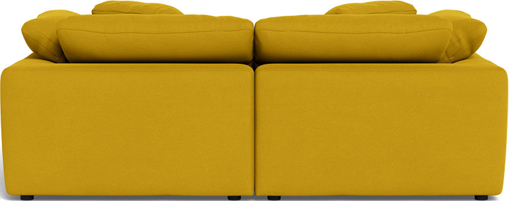 Fluffy 89" 2 Piece Sofa w/Otto - Sorrento Sunflower