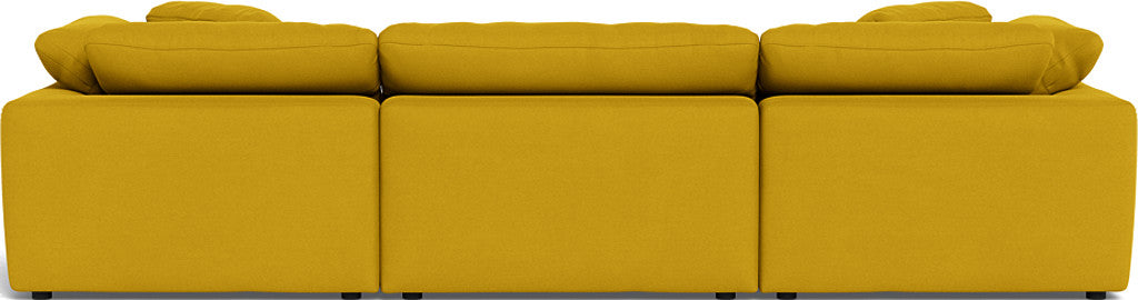 Fluffy 133.5" 3pc Sofa - Sorrento Sunflower