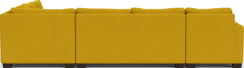 Track 141" Corner Sectionals W. Full Sleeper & Left Chaise - Sorrento Sunflower