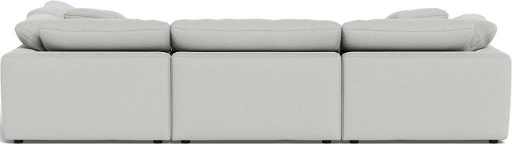 Fluffy 133.5" 4 Piece Sectional w/Otto - Dream Dove