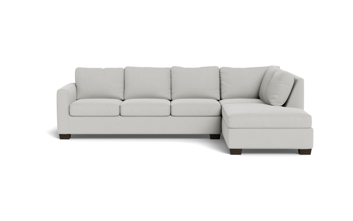 Track 121" Right Chaise Sectional - Dream Dove