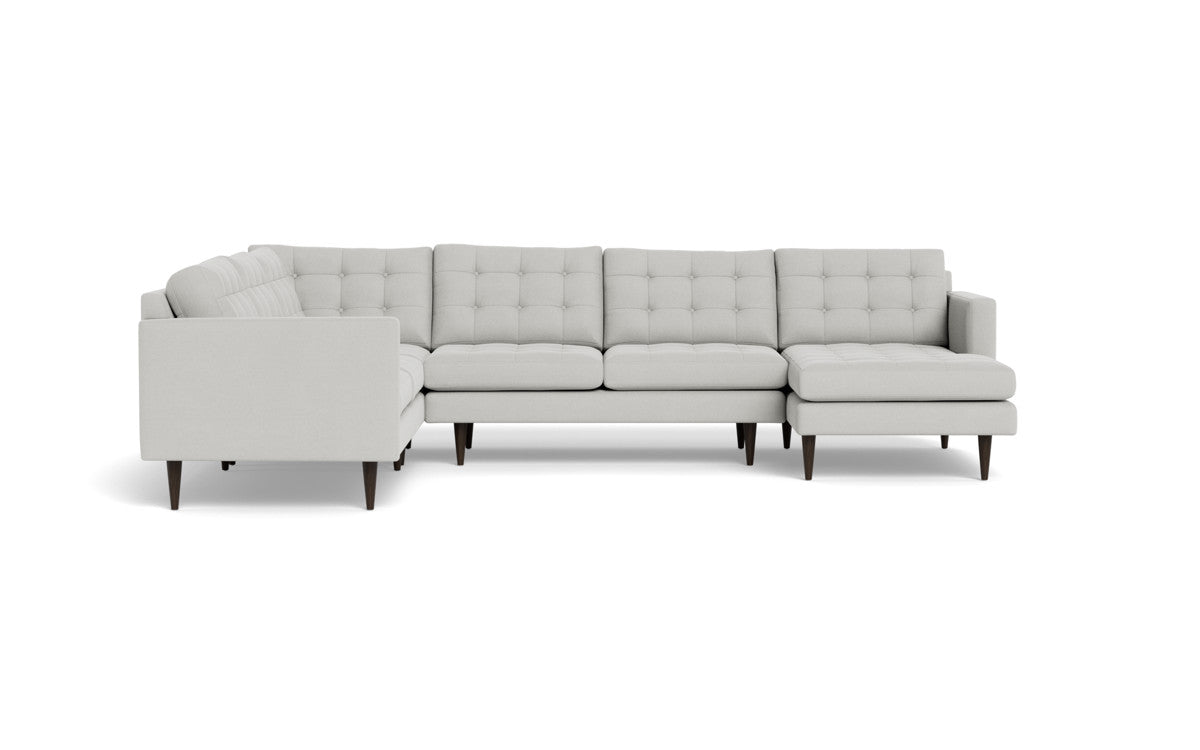 Wallace 130" Corner Sectionals w. Right Chaise - Dream Dove