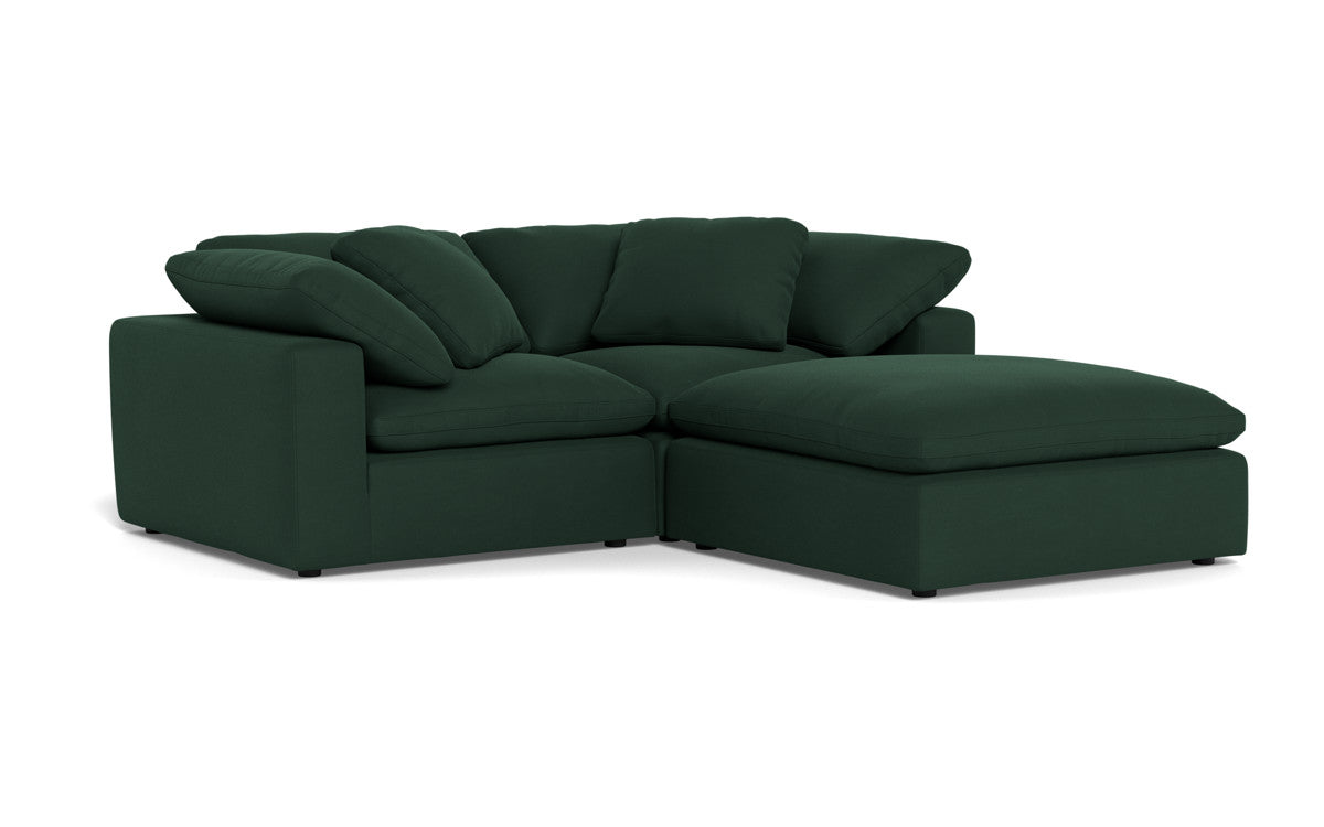 Fluffy 89" 2 Piece Sofa w/Otto - Dream Forest