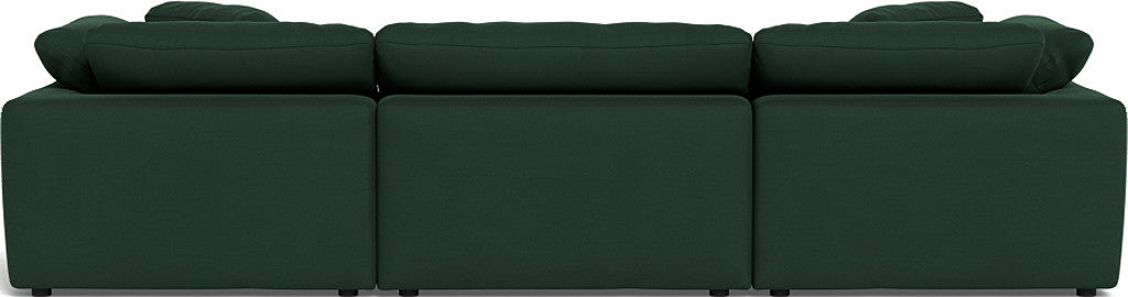 Fluffy 133.5" 3pc Sofa - Dream Forest