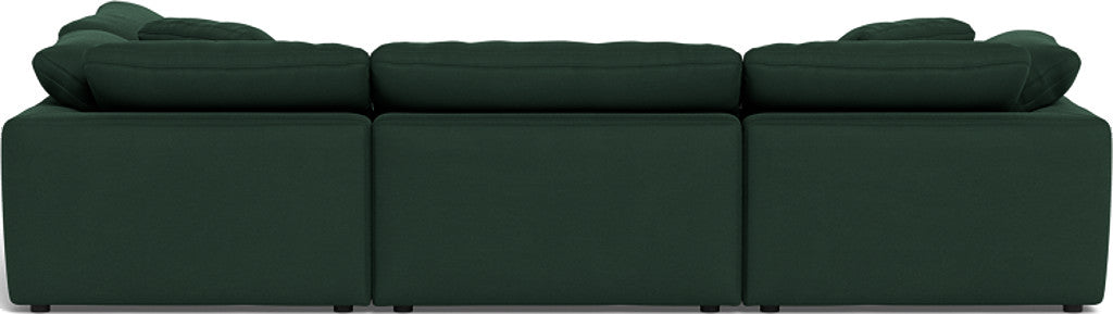 Fluffy 133.5" 4 Piece Sectional w/Otto - Dream Forest