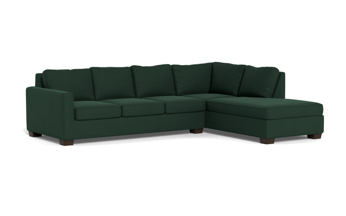 Track 121" Right Chaise Sectional - Dream Forest