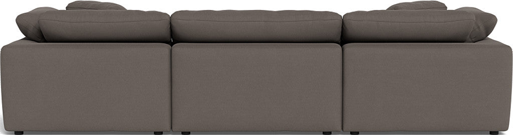 Fluffy 133.5" 3pc Sofa - Toscana Otter