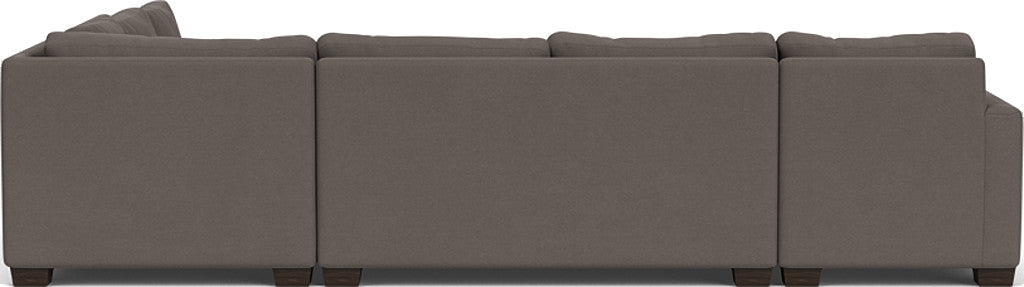 Track 141" Corner Sectionals W. Full Sleeper & Left Chaise - Toscana Otter