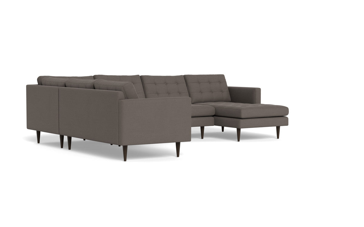 Wallace 130" Corner Sectionals w. Right Chaise - Toscana Otter