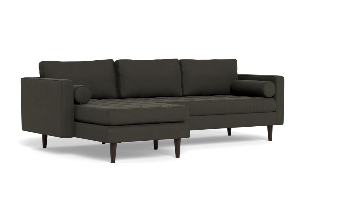 Ladybird 102" Left Chaise Sectional - Dream Chocolate