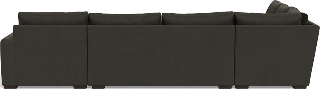 Mesa 156" Corner Sectionals w. Right Chaise - Dream Chocolate
