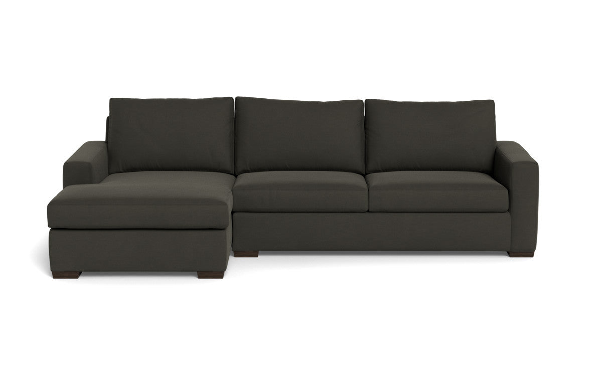 Mesa 123" Left Chaise Sectional - Dream Chocolate